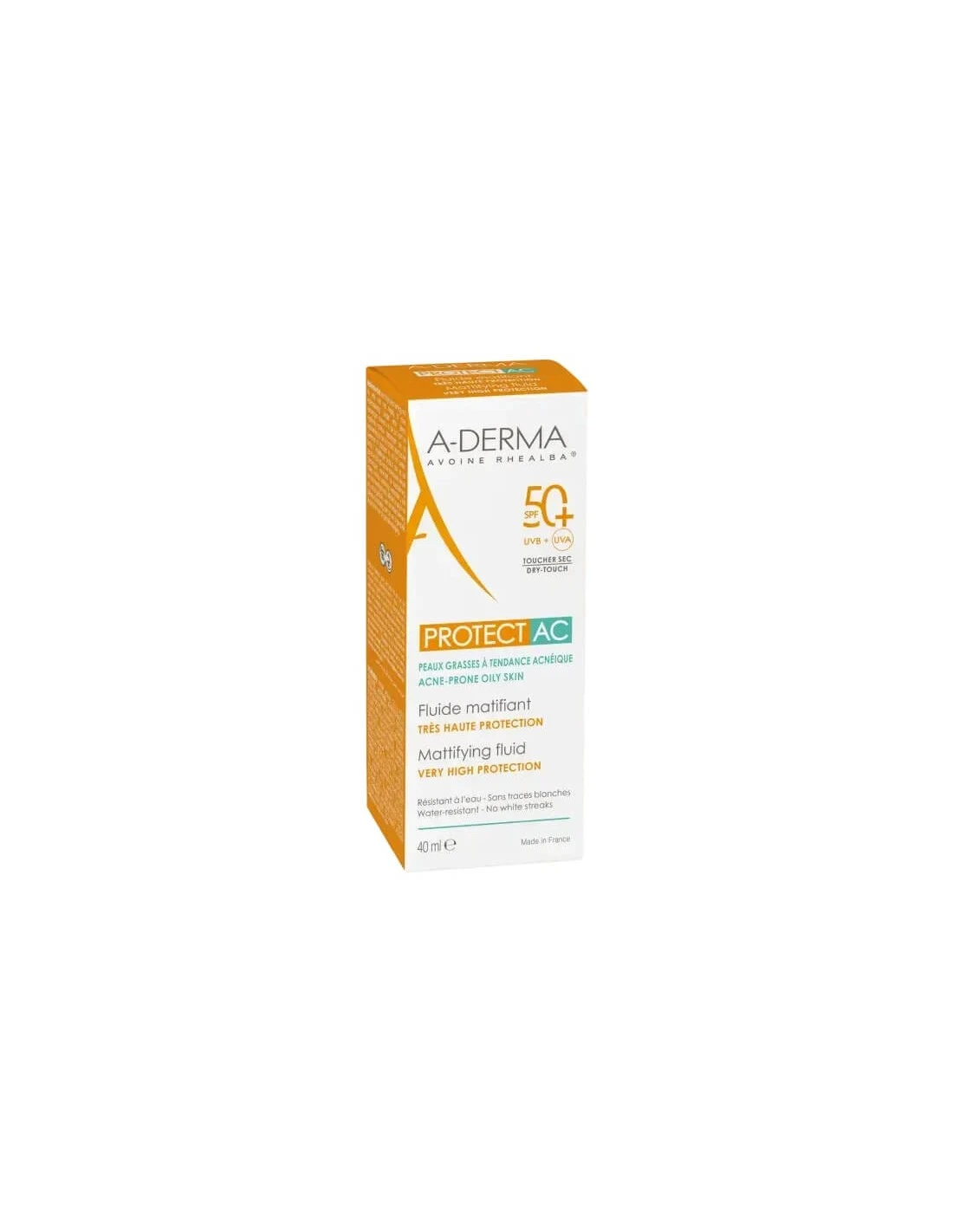 ADERMA PROTECT AC FLUIDO SOLAR FACIAL MATIFICANTE SPF 50+ 40 ML 3 ADERMA PROTECT AC FLUIDO SOLAR FACIAL MATIFICANTE SPF 50+ 40 ML