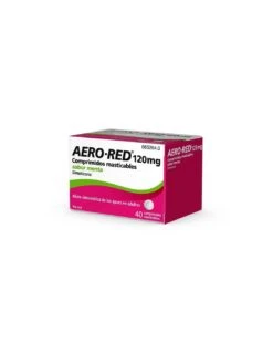 AERO RED 120 Mg 40 COMPRIMIDOS MASTICABLES (SABOR MENTA)
