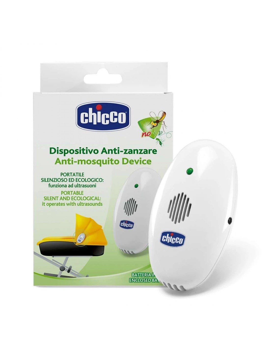 CHICCO ANTIMOSQUITOS DISPOSITIVO ULTRASONICO PORTATIL 3 CHICCO ANTIMOSQUITOS DISPOSITIVO ULTRASONICO PORTATIL