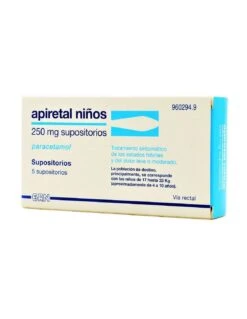 APIRETAL NIÑOS 250mg SUPOSITORIOS