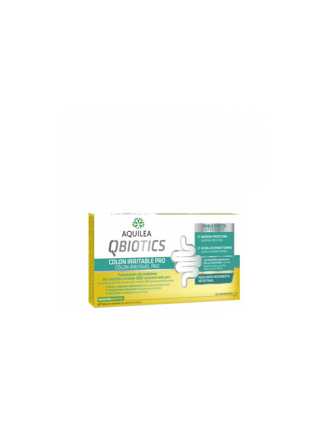 AQUILEA QBIOTICS COLON IRRITABLE PRO 30 COMPRIMIDOS 3 AQUILEA QBIOTICS COLON IRRITABLE PRO 30 COMPRIMIDOS