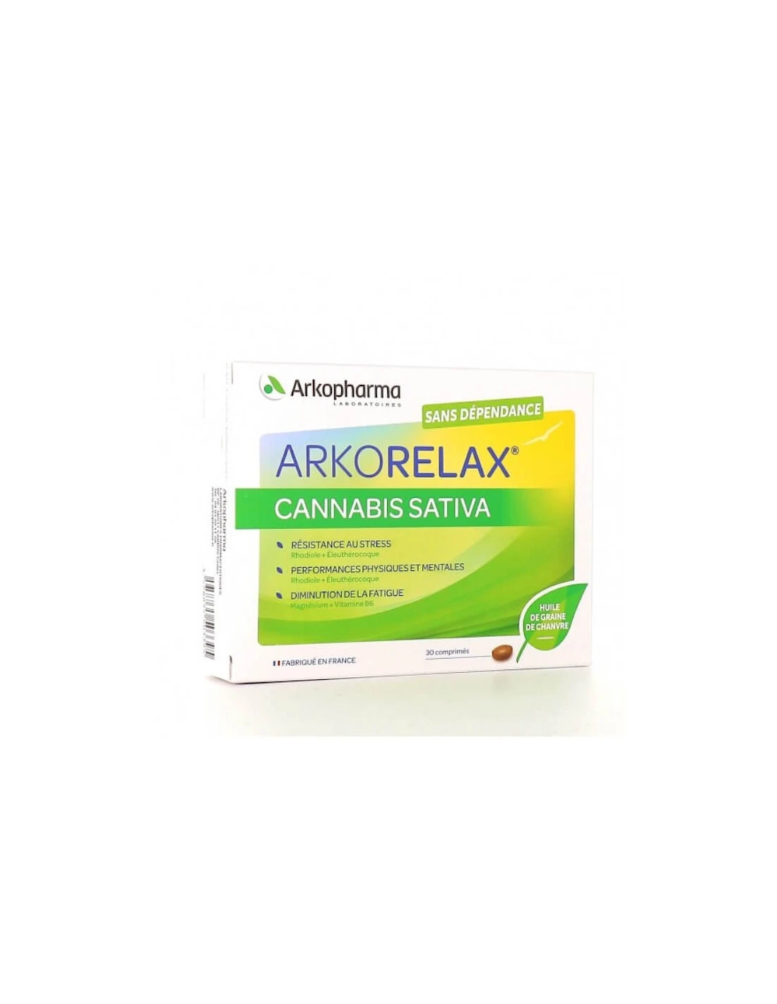 Arkopharma ARKORELAX CANNABIS SATIVA 30 COMPRIMIDOS 3 Arkopharma ARKORELAX CANNABIS SATIVA 30 COMPRIMIDOS
