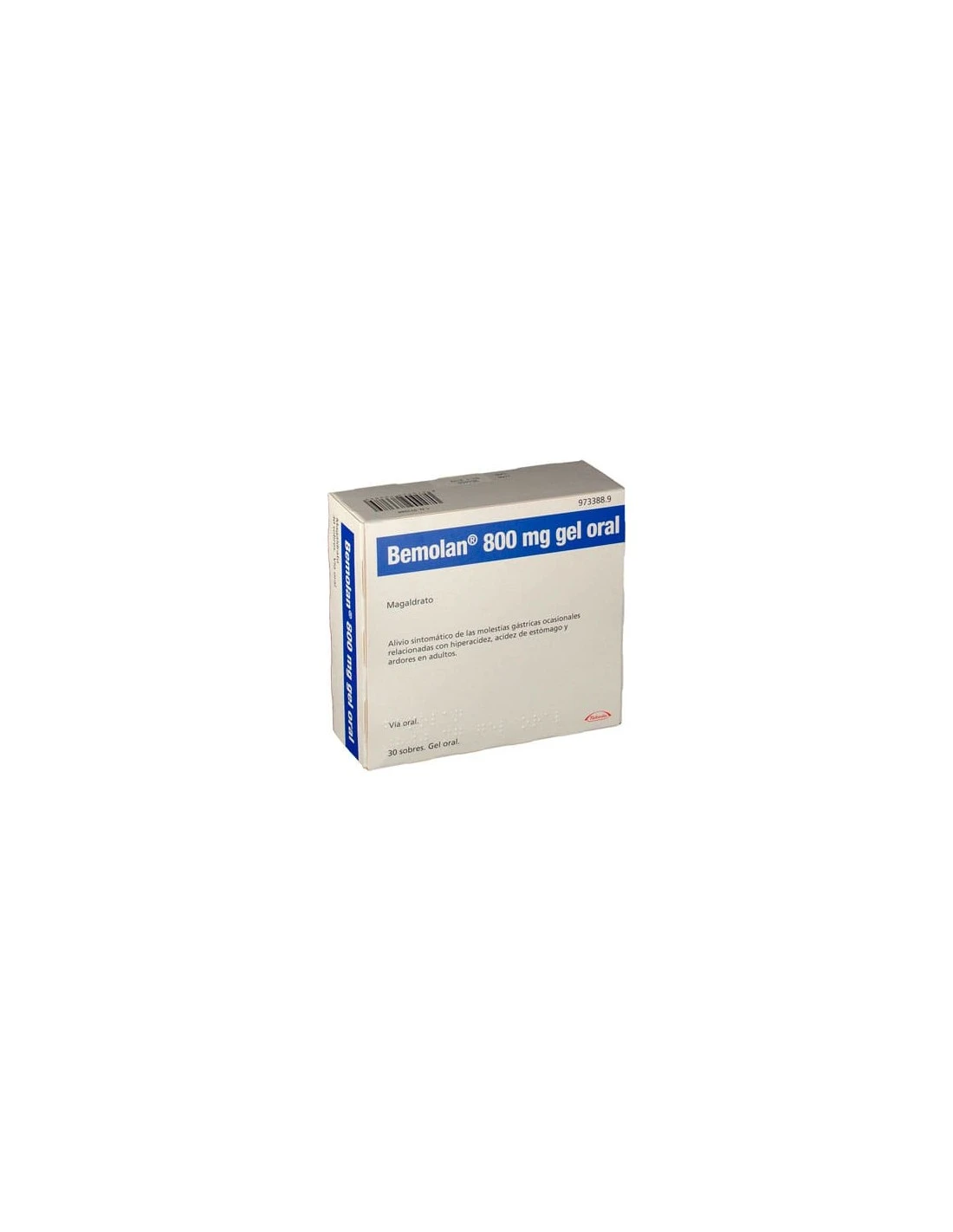 BEMOLAN 800 MG GEL ORAL 3 BEMOLAN 800 MG GEL ORAL