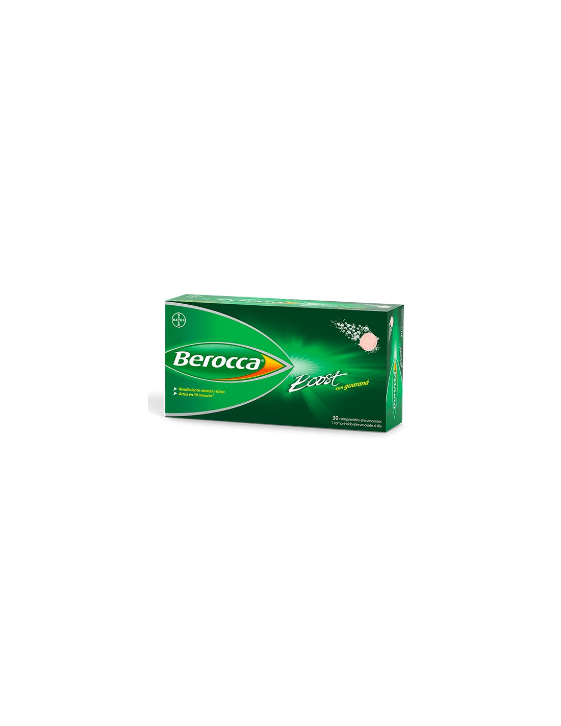 BEROCCA BOOST CON GUARANA 30 COMPRIMIDOS EFERVESCENTES 3 BEROCCA BOOST CON GUARANA 30 COMPRIMIDOS EFERVESCENTES