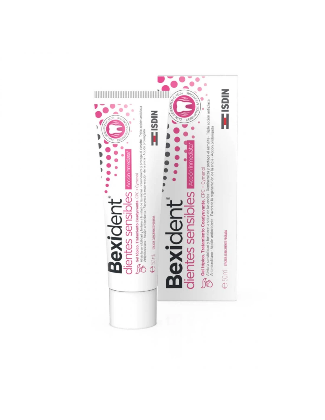 ISDIN BEXIDENT DIENTES SENSIBLES GEL 50ML 3 ISDIN BEXIDENT DIENTES SENSIBLES GEL 50ML