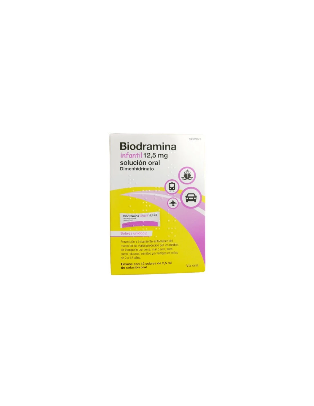 BIODRAMINA INFANTIL 12,5 MG SOLUCION ORAL 3 BIODRAMINA INFANTIL 12,5 MG SOLUCION ORAL