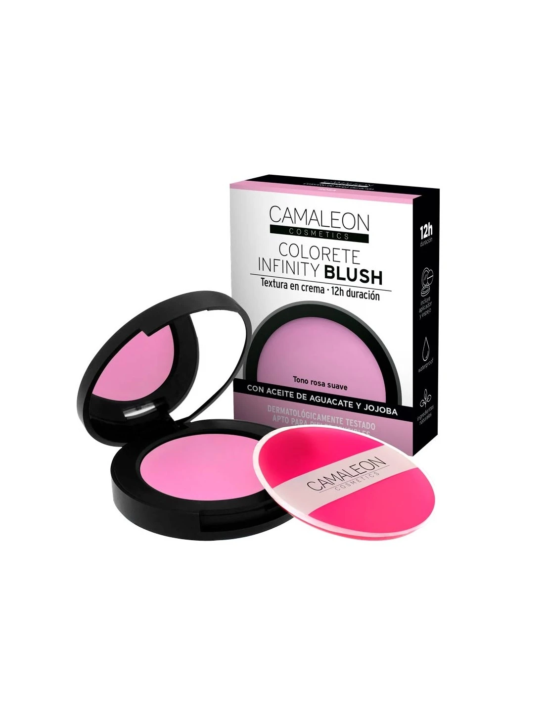 CAMALEON COSMETICS INFINITY BLUSH COLORETE EN CREMA 4 G COLOR ROSA 3 CAMALEON COSMETICS INFINITY BLUSH COLORETE EN CREMA 4 G COLOR ROSA