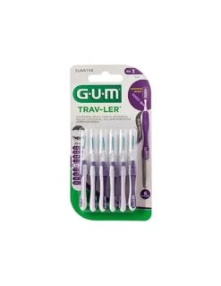 GUM® GUM TRAV-LER CEPILLOS INTERDENTALES 1512 ISO 3 DE 1.2 MM