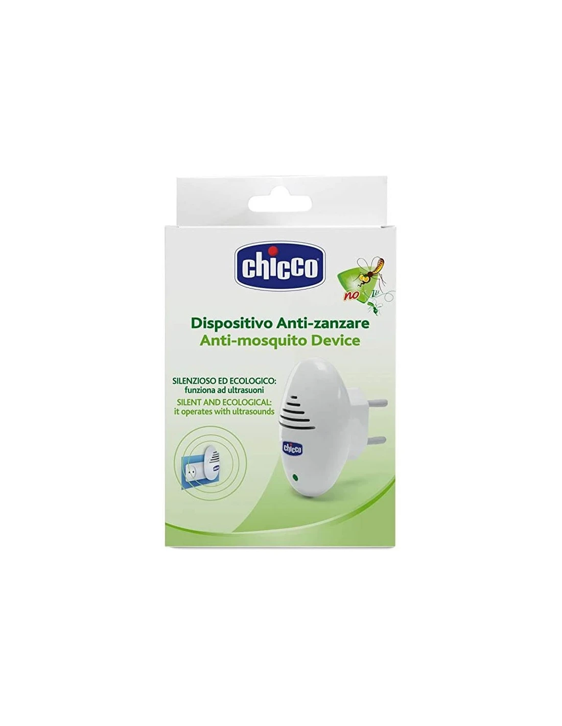 CHICCO DISPOSITIVO ANTIMOSQUITOS ULTRASONICO CASA 3 CHICCO DISPOSITIVO ANTIMOSQUITOS ULTRASONICO CASA