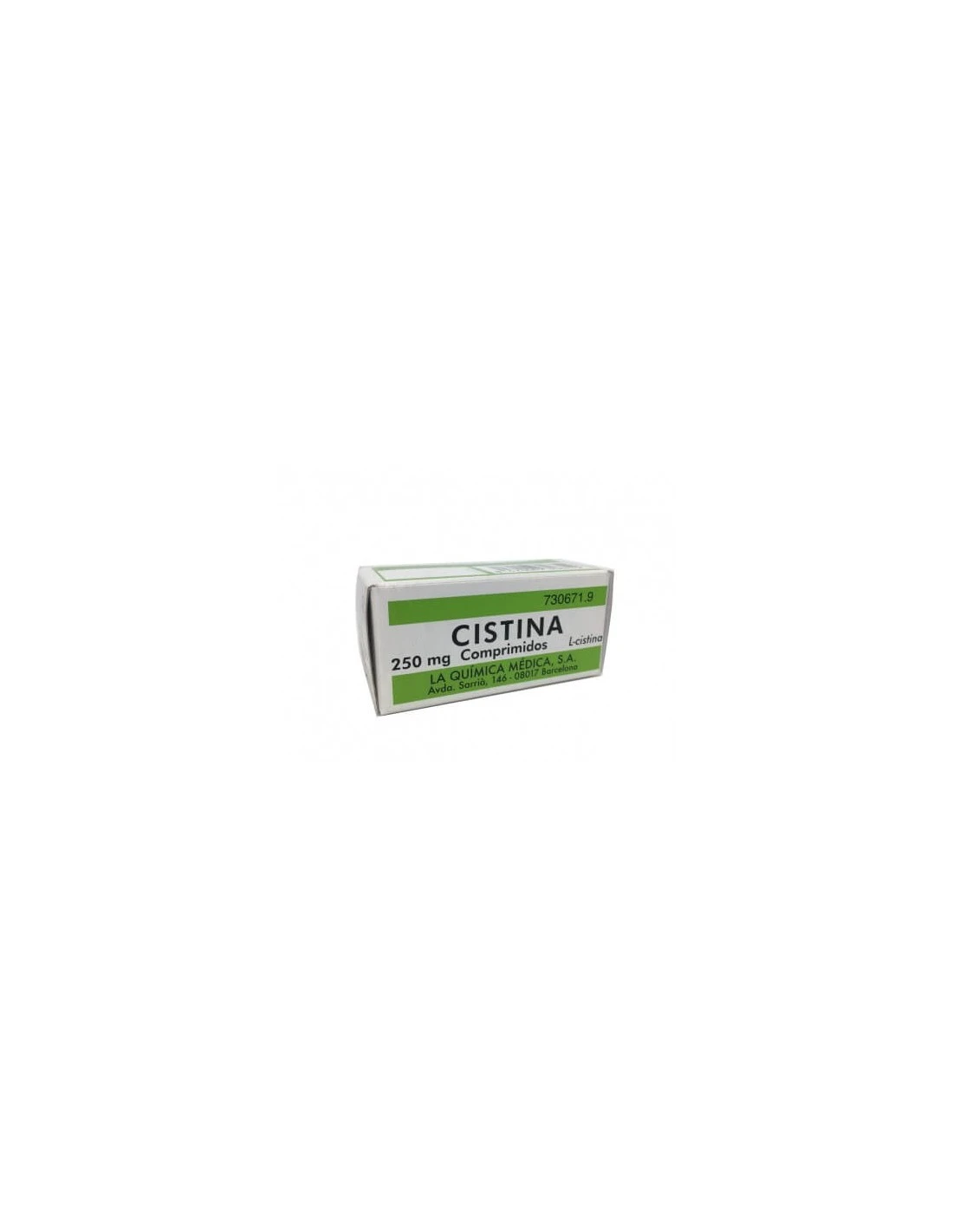 CISTINA 250 Mg COMPRIMIDOS 3 CISTINA 250 Mg COMPRIMIDOS