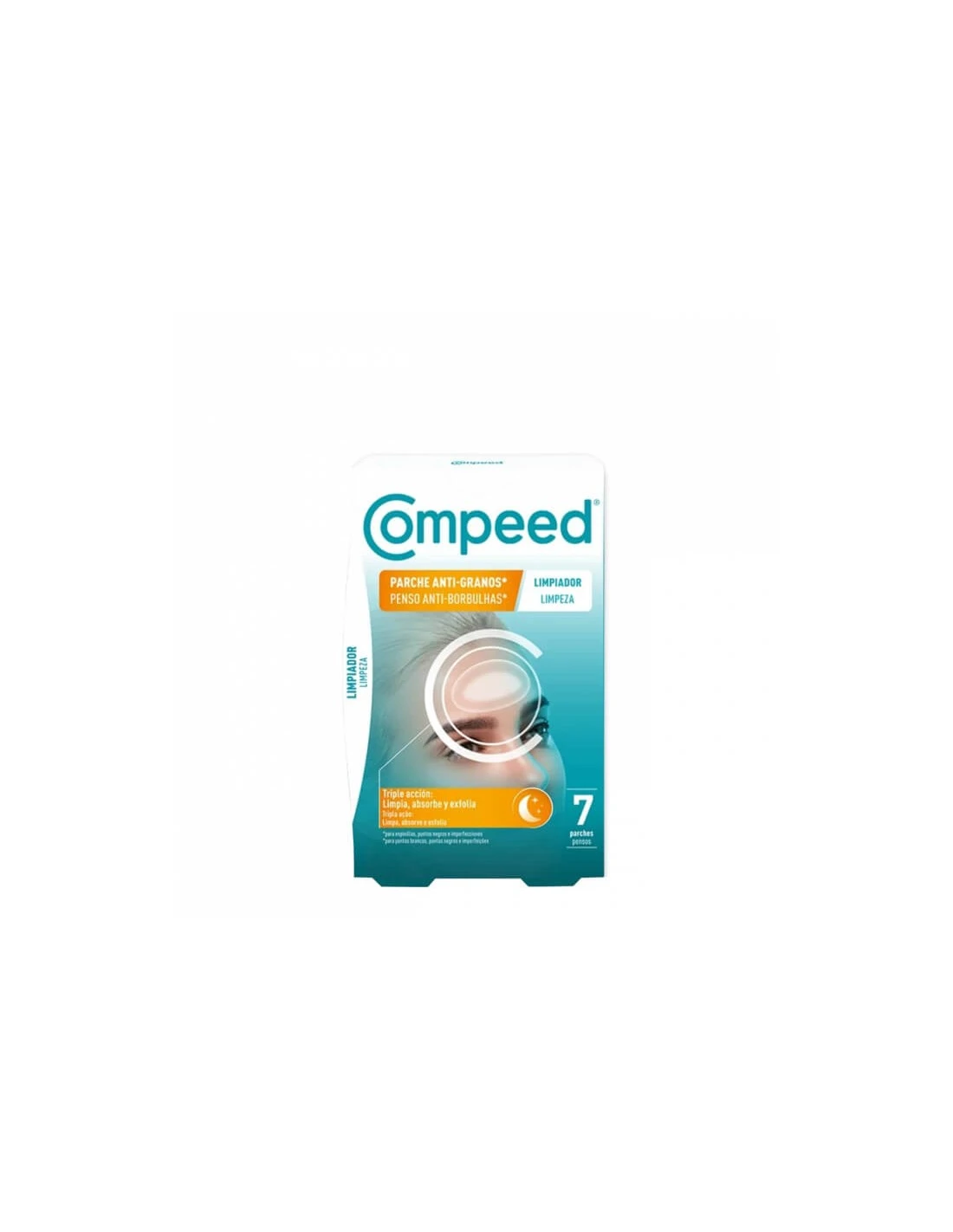 COMPEED PARCHE ANTI-GRANOS LIMPIADOR TRIPLE ACCION 7 UNIDADES 3 COMPEED PARCHE ANTI-GRANOS LIMPIADOR TRIPLE ACCION 7 UNIDADES