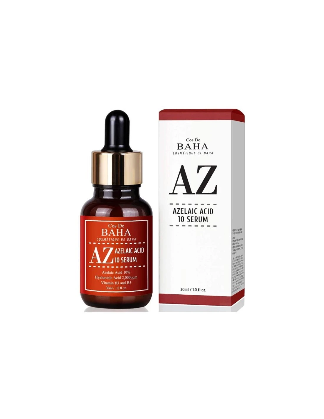 COS DE BAHA AZ AZELAIC ACID 10 SERUM 30ML 3 COS DE BAHA AZ AZELAIC ACID 10 SERUM 30ML