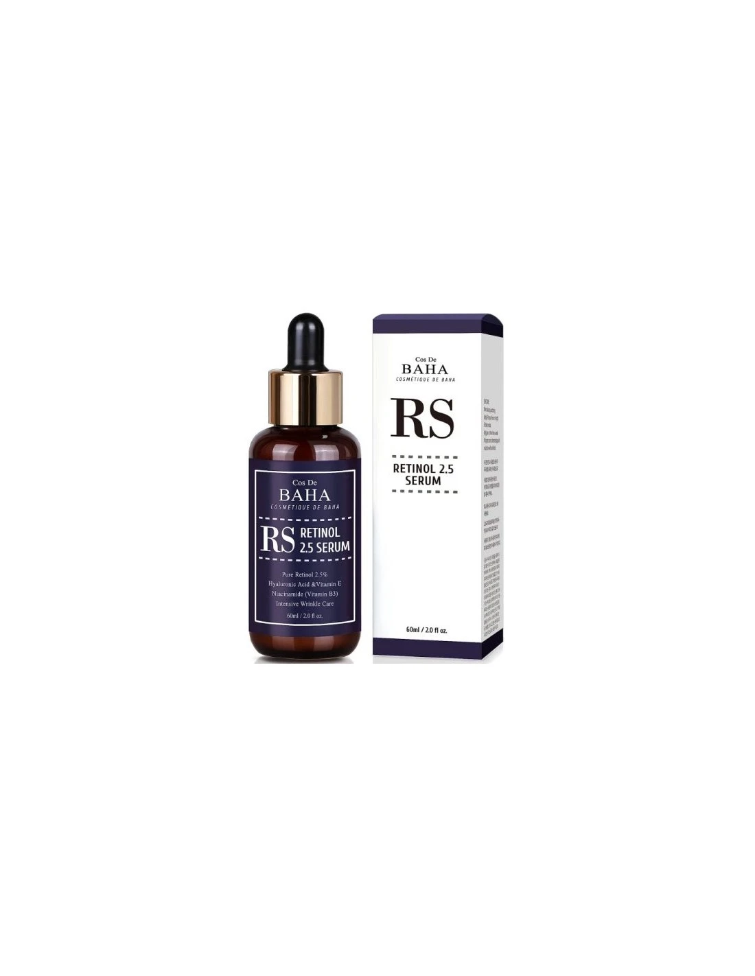 COS DE BAHA SERUM RS RETINOL 2.5 60ML 3 COS DE BAHA SERUM RS RETINOL 2.5 60ML