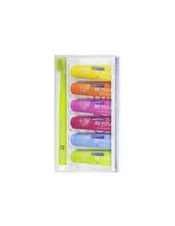 CURAPROX BE YOU DENTIFRICOS 6 UNIDADES 10ML PACK + CEPILLO