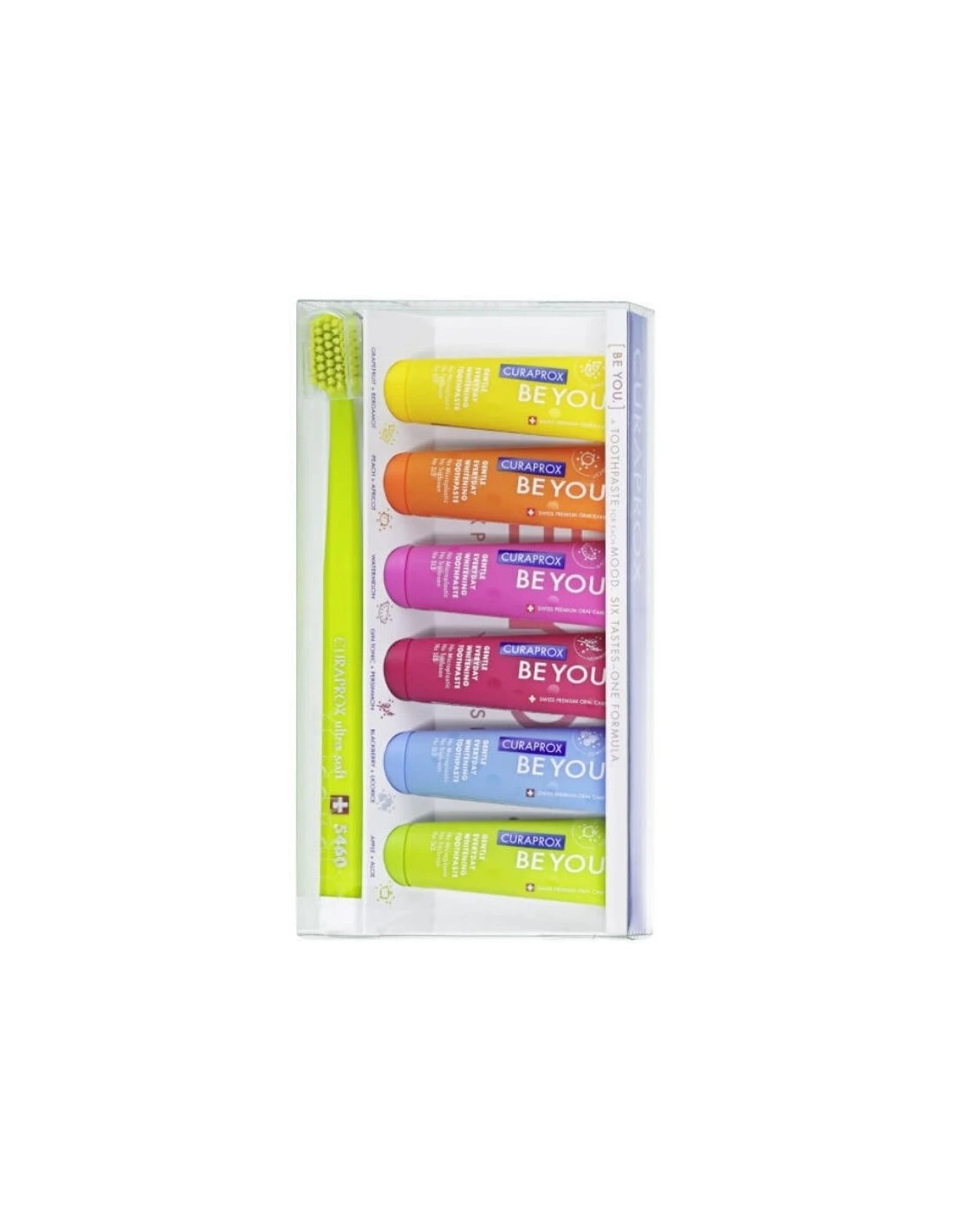 CURAPROX BE YOU DENTIFRICOS 6 UNIDADES 10ML PACK + CEPILLO 3 CURAPROX BE YOU DENTIFRICOS 6 UNIDADES 10ML PACK + CEPILLO