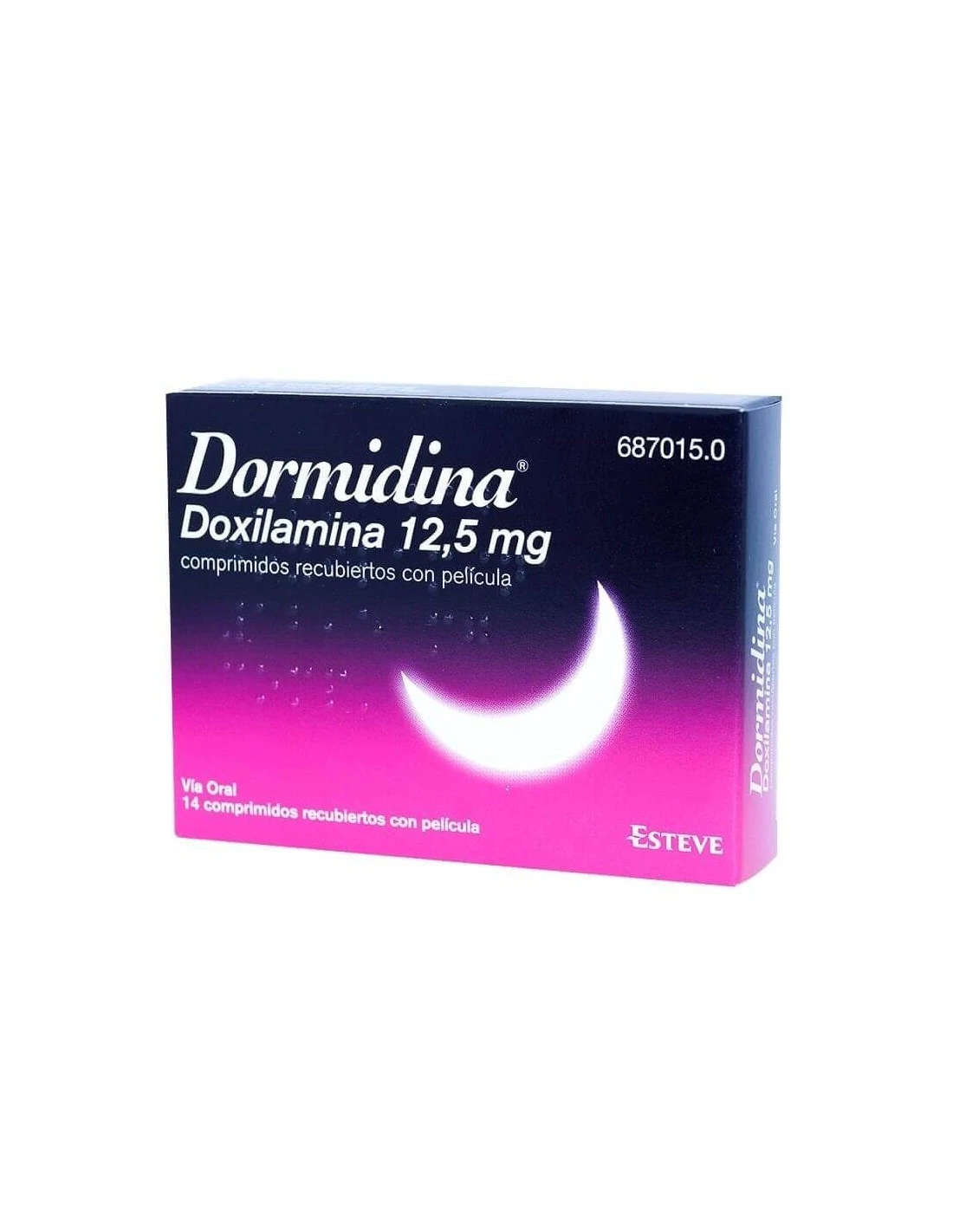 DORMIDINA DOXILAMINA 12,5 Mg COMPRIMIDOS RECUBIERTOS CON PELICULA 3 DORMIDINA DOXILAMINA 12,5 Mg COMPRIMIDOS RECUBIERTOS CON PELICULA