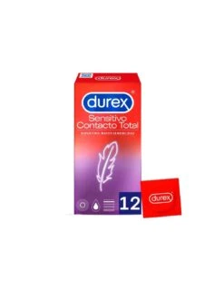 DUREX SENSITIVO CONTACTO TOTAL 12 PRESERVATIVOS