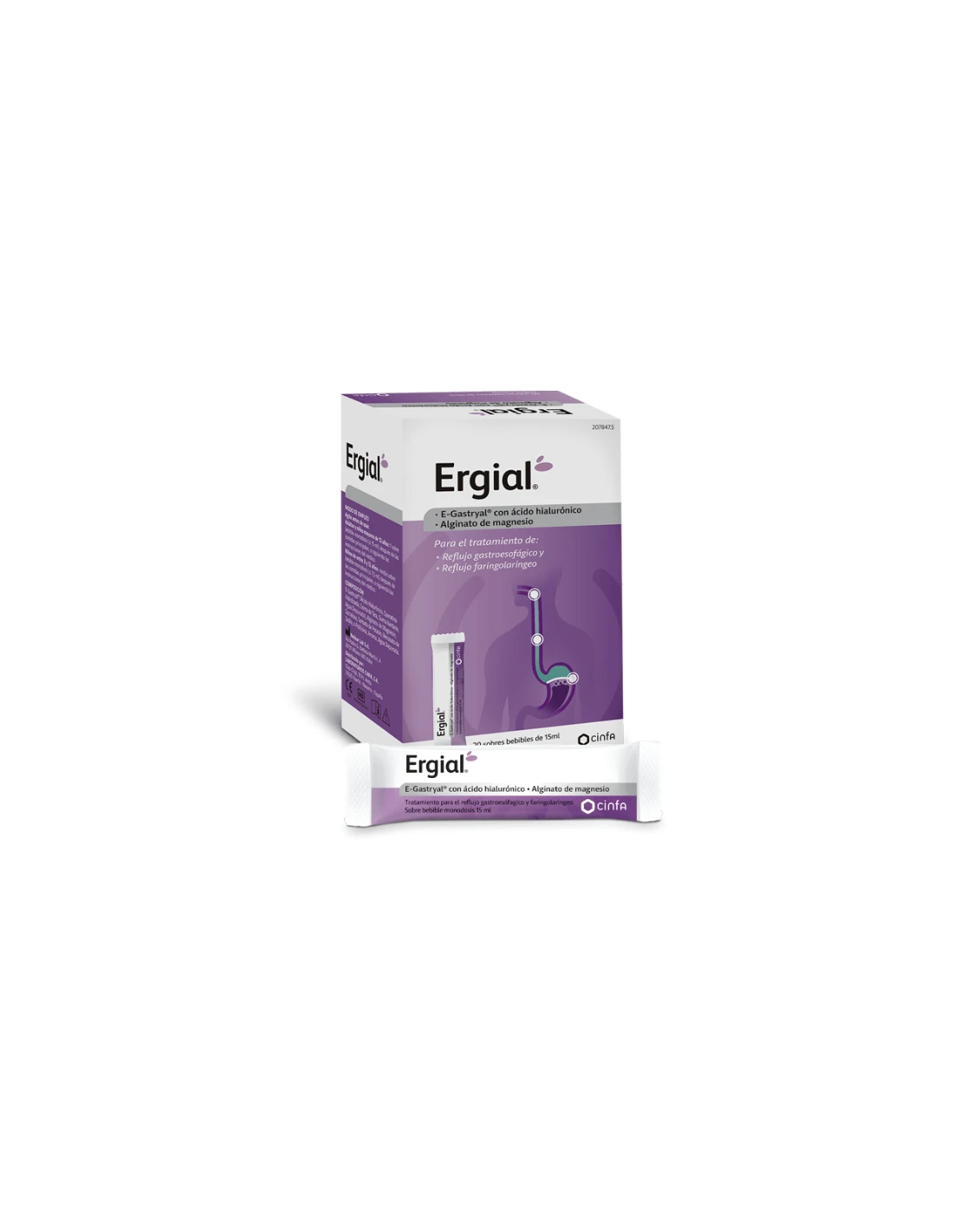 ERGIAL 20 SOBRES BEBIBLES DE 15 ML 3 ERGIAL 20 SOBRES BEBIBLES DE 15 ML