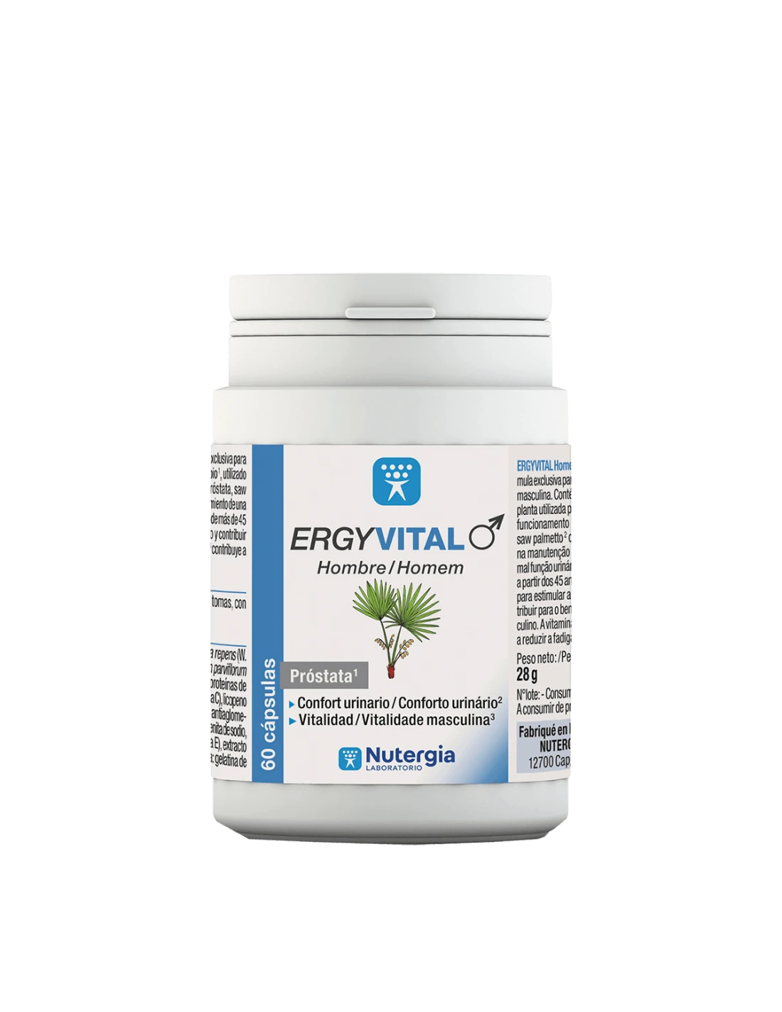 ERGY VITAL HOMBRE 60 CAPSULAS 3 ERGY VITAL HOMBRE 60 CAPSULAS