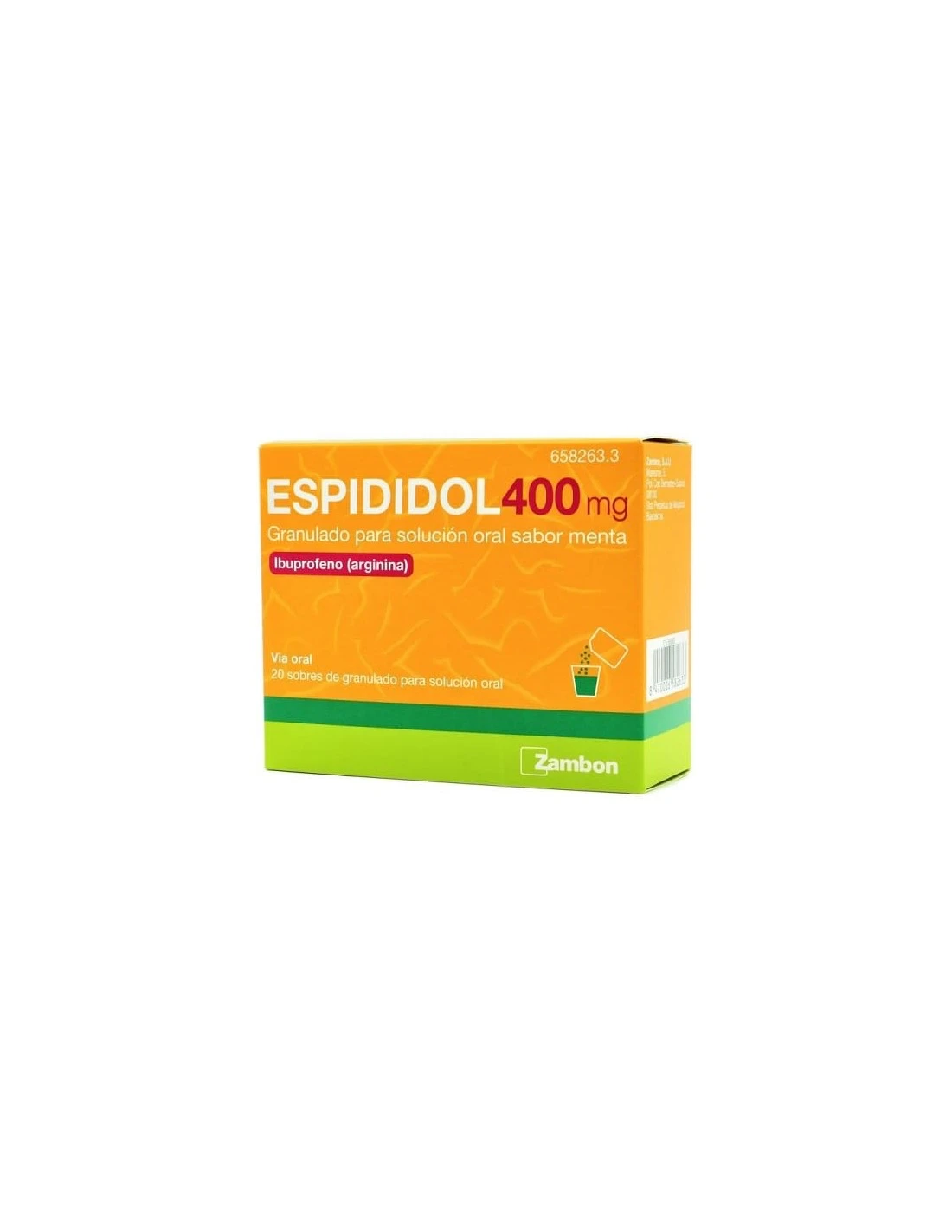 ESPIDIDOL 400 MG 20 SOBRES GRANULADO PARA SOLUCION ORAL (SABOR MENTA) 3 ESPIDIDOL 400 MG 20 SOBRES GRANULADO PARA SOLUCION ORAL (SABOR MENTA)