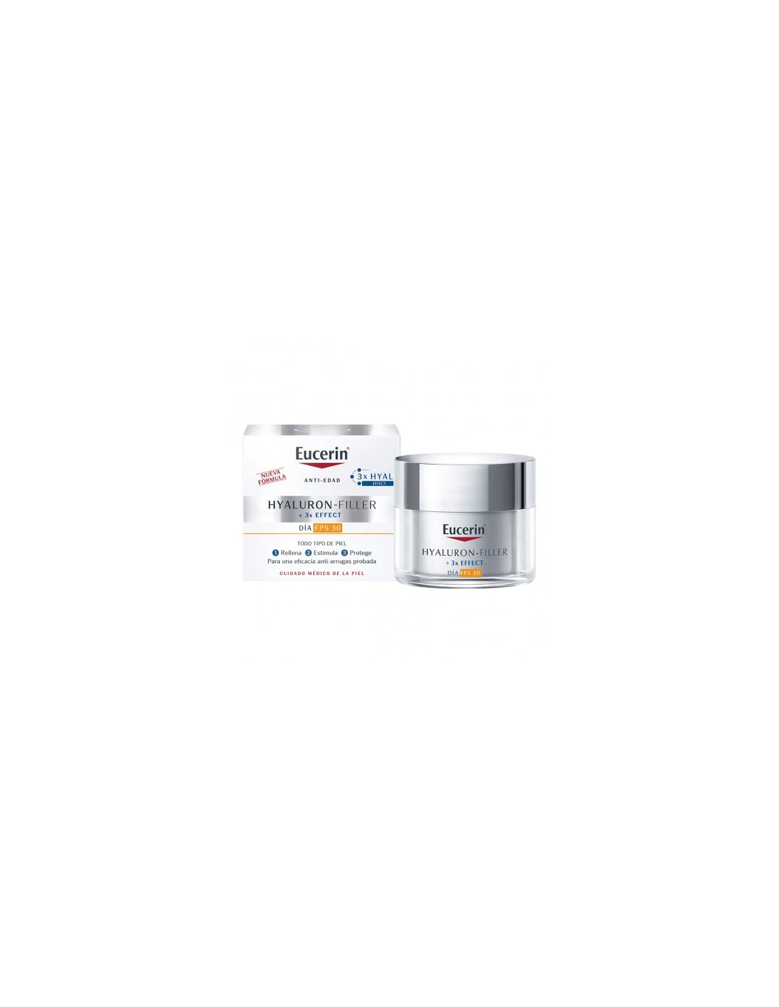 EUCERIN ANTIEDAD HYALURON FILLER DIA FPS30 50ML 3 EUCERIN ANTIEDAD HYALURON FILLER DIA FPS30 50ML