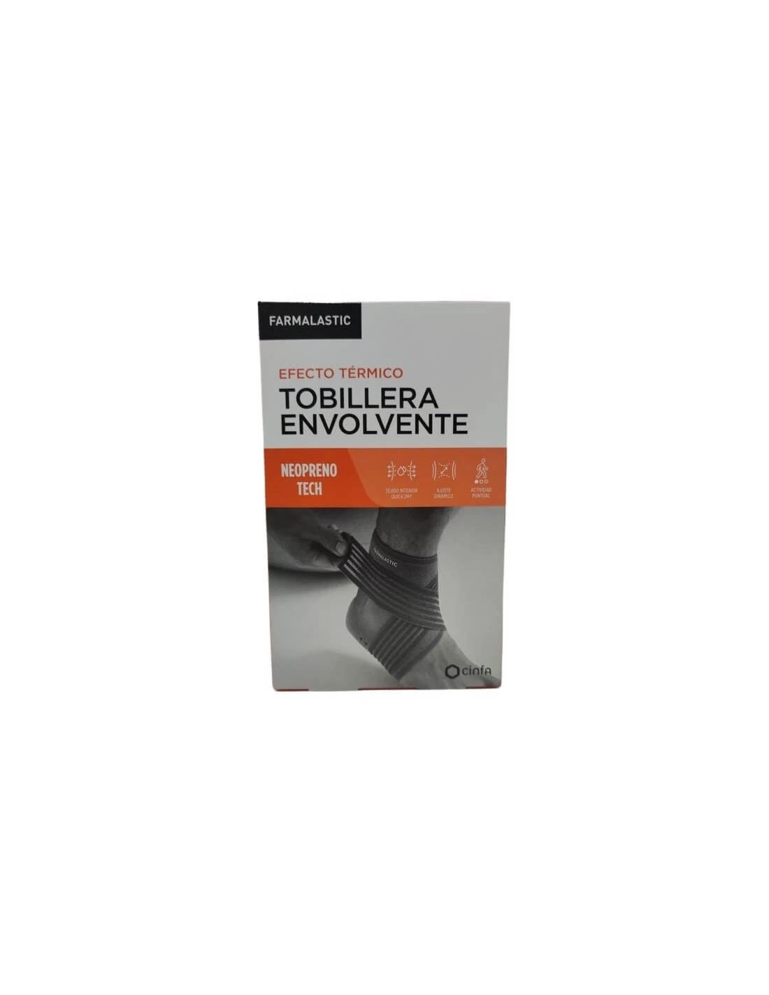 FARMALASTIC EFECTO TÉRMICO TOBILLERA ENVOLVENTE NEOPRENO TECH GRIS TALLA ÚNICA 3 FARMALASTIC EFECTO TÉRMICO TOBILLERA ENVOLVENTE NEOPRENO TECH GRIS TALLA ÚNICA