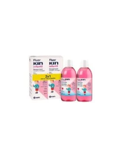 FLUOR KIN COLUTORIO INFANTIL FRESA 2X500ML