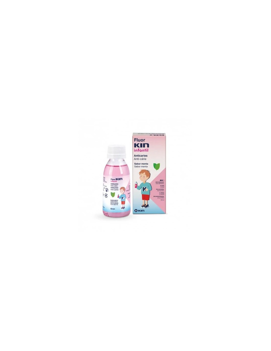 FLUOR KIN INFANTIL COLUTORIO SEMANAL 0,2 100ML 3 FLUOR KIN INFANTIL COLUTORIO SEMANAL 0,2 100ML