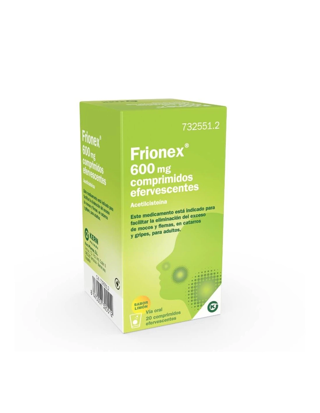 FRIONEX 600 MG 20 COMPRIMIDOS EFERVESCENTES 3 FRIONEX 600 MG 20 COMPRIMIDOS EFERVESCENTES