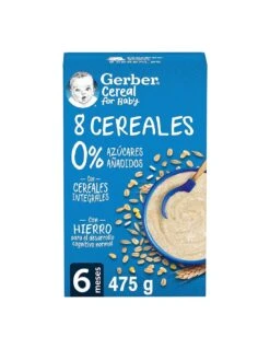 Nestlé® GERBER 8 CEREALES 0% AZUCARES 475 GR
