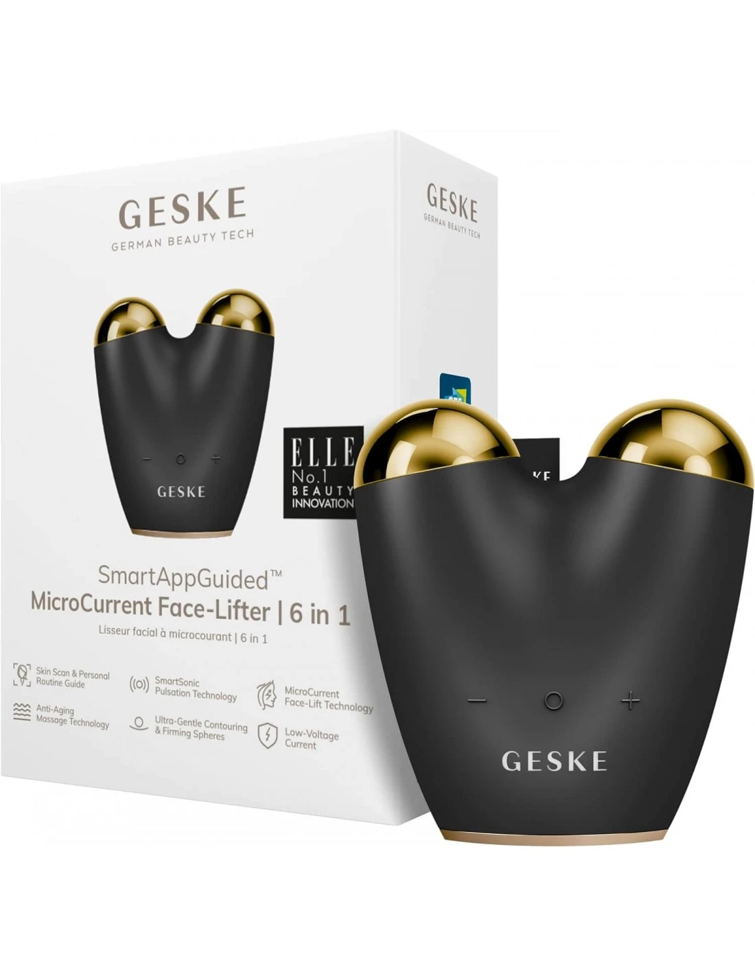GESKE MICROCURRENT FACE-LIFTER 6 EN 1 NEGRO 3 GESKE MICROCURRENT FACE-LIFTER 6 EN 1 NEGRO