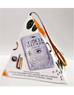 GOLD COLLAGEN PACK ANTI-AGEING LIP VOLUMISER + HYDROGEL MASK