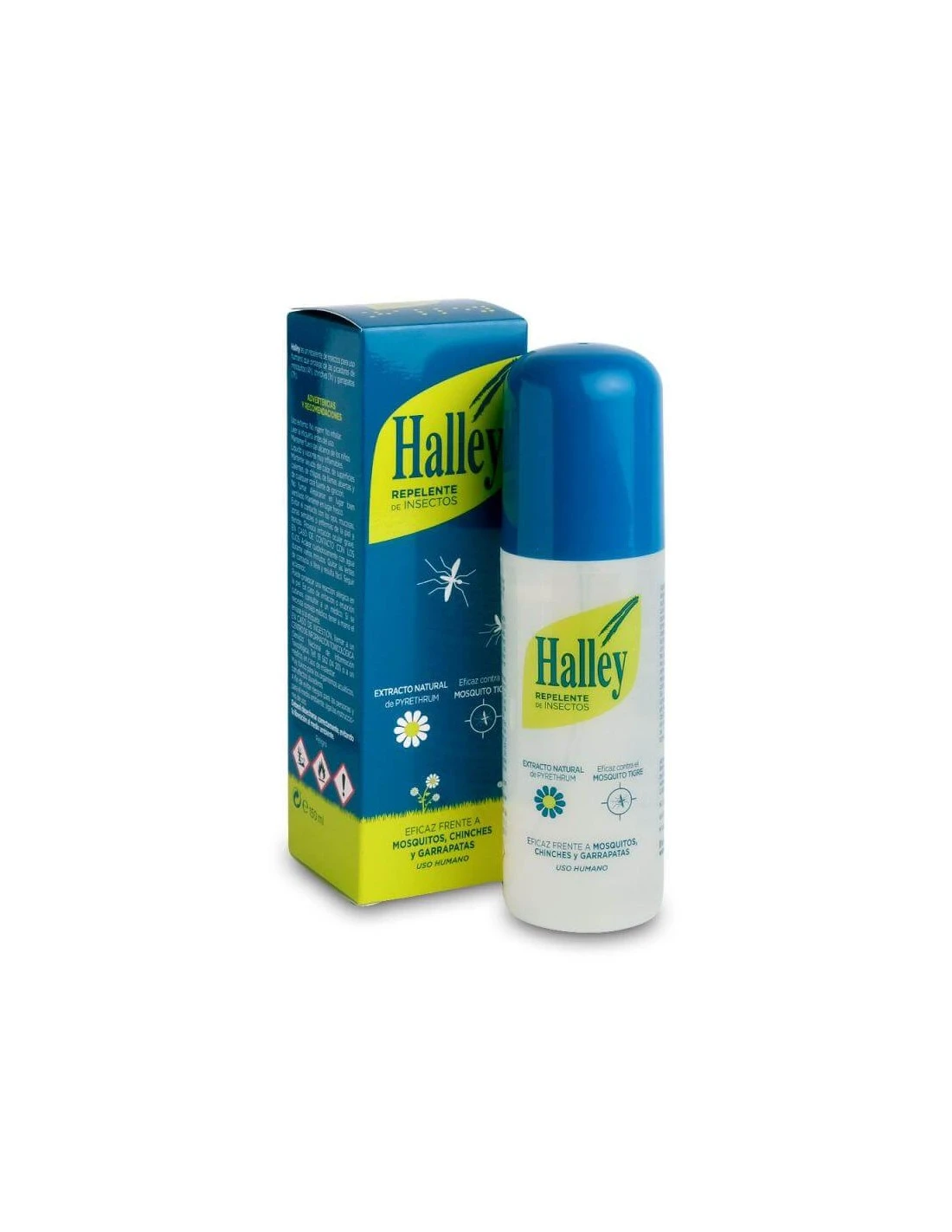 HALLEY REPELENTE INSECTOS 150ML 3 HALLEY REPELENTE INSECTOS 150ML
