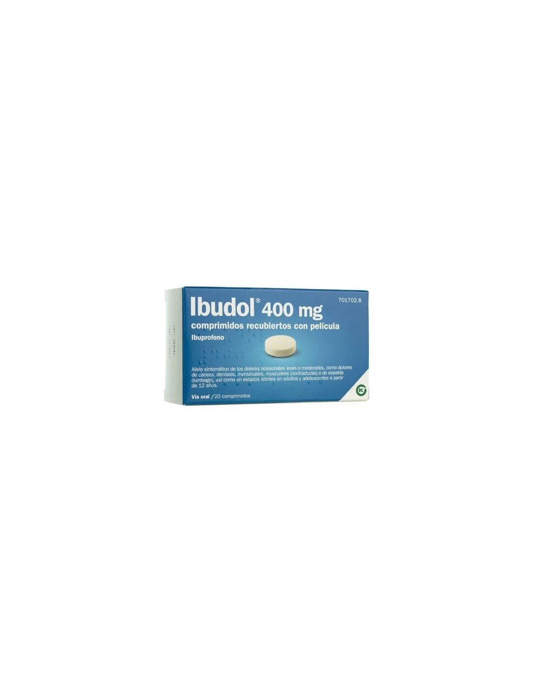 IBUDOL 400 MG COMPRIMIDOS RECUBIERTOS CON PELICULA EFG 3 IBUDOL 400 MG COMPRIMIDOS RECUBIERTOS CON PELICULA EFG