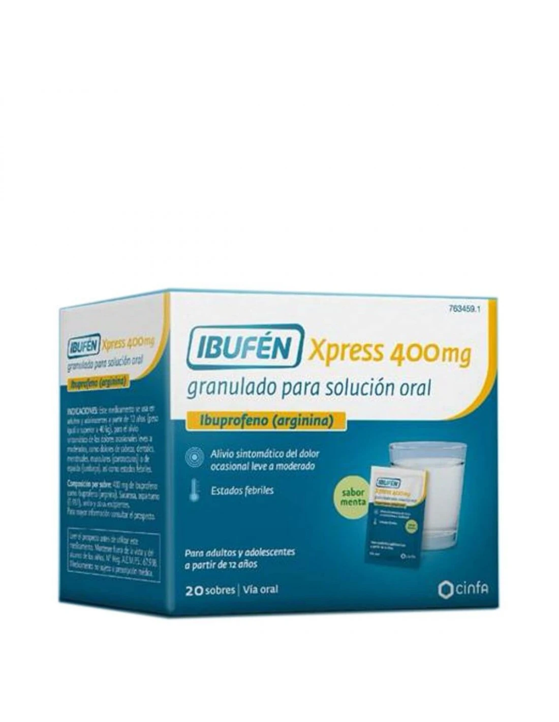 IBUFEN XPRESS 400 MG 20 SOBRES GRANULADO PARA SOLUCION ORAL 3 IBUFEN XPRESS 400 MG 20 SOBRES GRANULADO PARA SOLUCION ORAL
