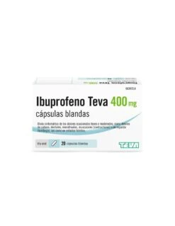 IBUPROFENO TEVA 400 MG 20 CAPSULAS BLANDAS