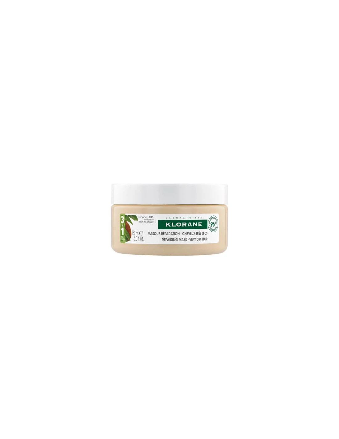 KLORANE MASCARILLA NUTRI-REPARADORA A LA MANTECA DE CUPUAZU BIO 150ML 3 KLORANE MASCARILLA NUTRI-REPARADORA A LA MANTECA DE CUPUAZU BIO 150ML