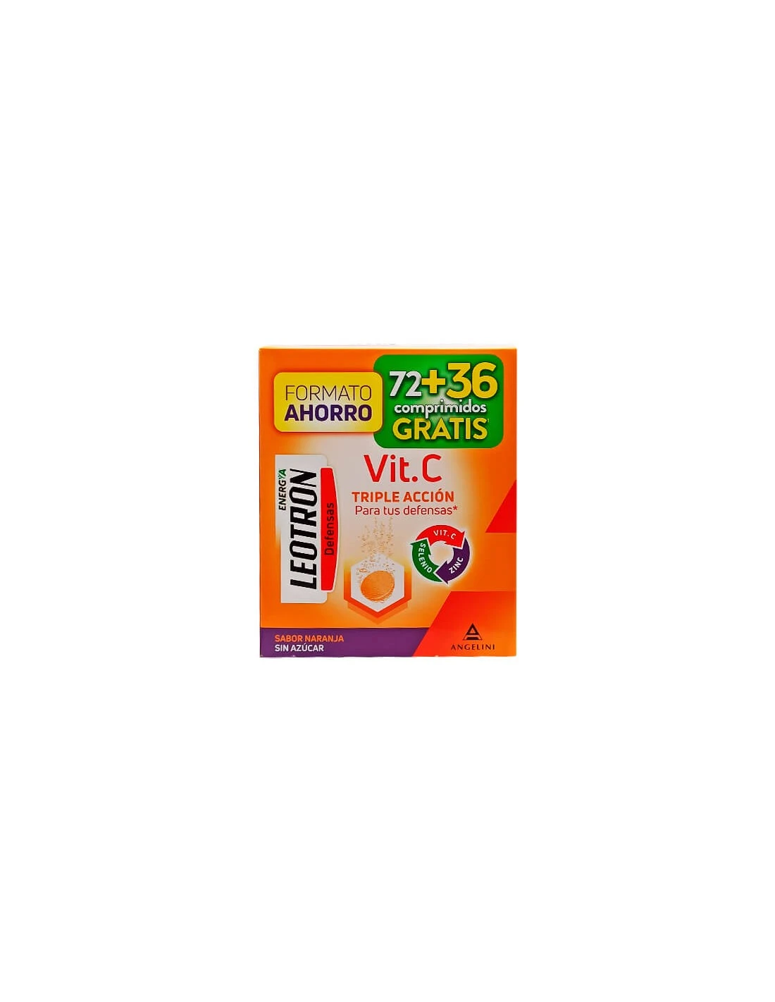 LEOTRON VITAMINA C 72+36 COMPRIMIDOS EFERVESCENTES 3 LEOTRON VITAMINA C 72+36 COMPRIMIDOS EFERVESCENTES