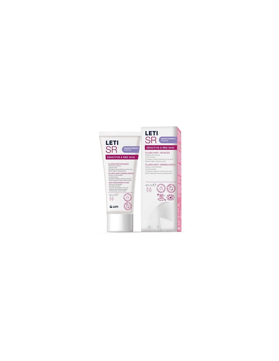 LETI SR FLUIDO ANTI ROJECES 40ML 3 LETI SR FLUIDO ANTI ROJECES 40ML