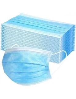 MASCARILLA QUIRURGICA AZUL 3 CAPAS 50 UNIDADES
