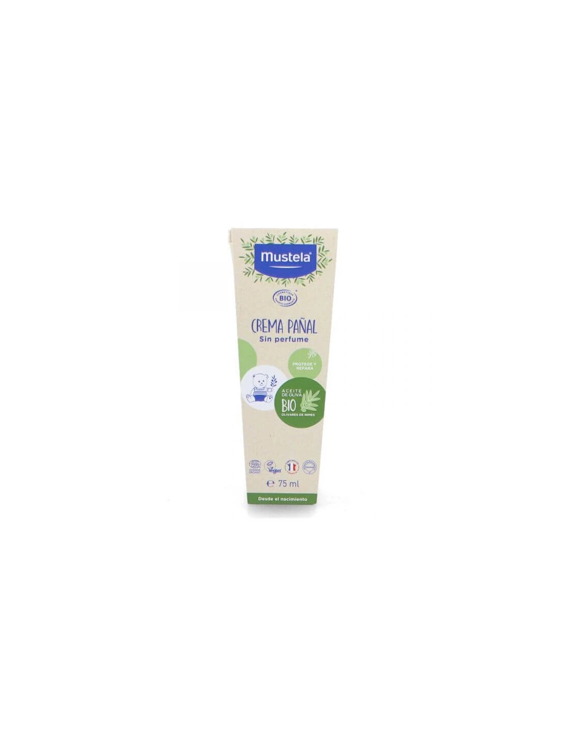 MUSTELA CREMA PAÑAL BIO SIN PERFUME 75 ML 3 MUSTELA CREMA PAÑAL BIO SIN PERFUME 75 ML
