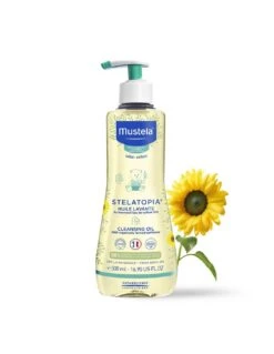 MUSTELA STELATOPIA ACEITE DE DUCHA Y BAÑO 500ML