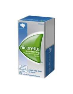 Johnson & Johnson NICORETTE ICE MINT 2 Mg 105 CHICLES MEDICAMENTOSOS
