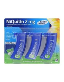 NIQUITIN 2 MG 60 COMPRIMIDOS PARA CHUPAR (SABOR MENTA)