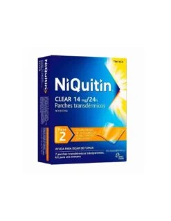 NIQUITIN CLEAR 14 MG/24 HORAS 7 PARCHES TRANSDERMICO