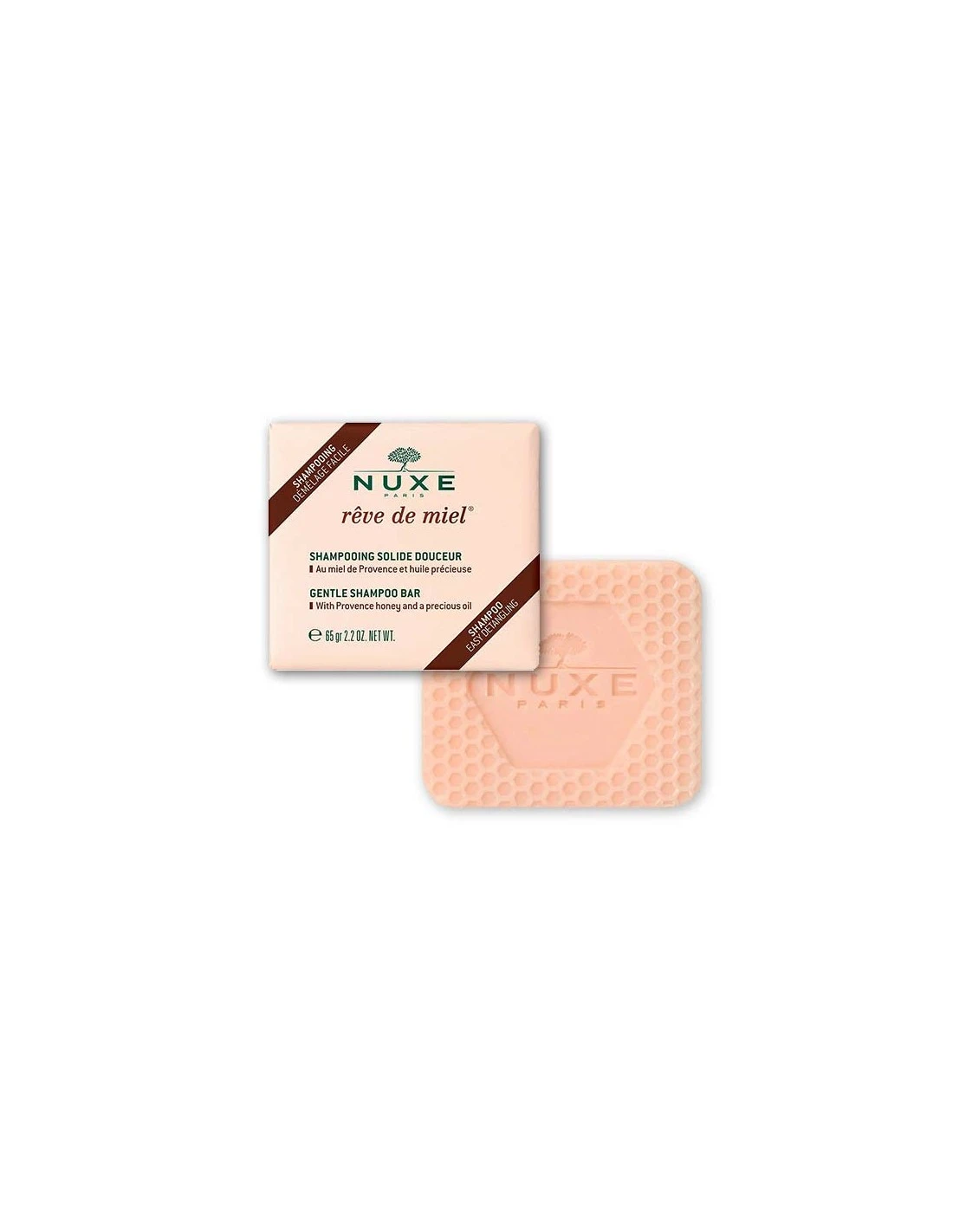 NUXE REVE DE MIEL CHAMPU SOLIDO SUAVE 65 GR 3 NUXE REVE DE MIEL CHAMPU SOLIDO SUAVE 65 GR