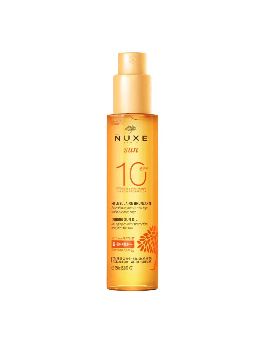 NUXE SUN ACEITE BRONCEADOR SPF10 150ML 3 NUXE SUN ACEITE BRONCEADOR SPF10 150ML