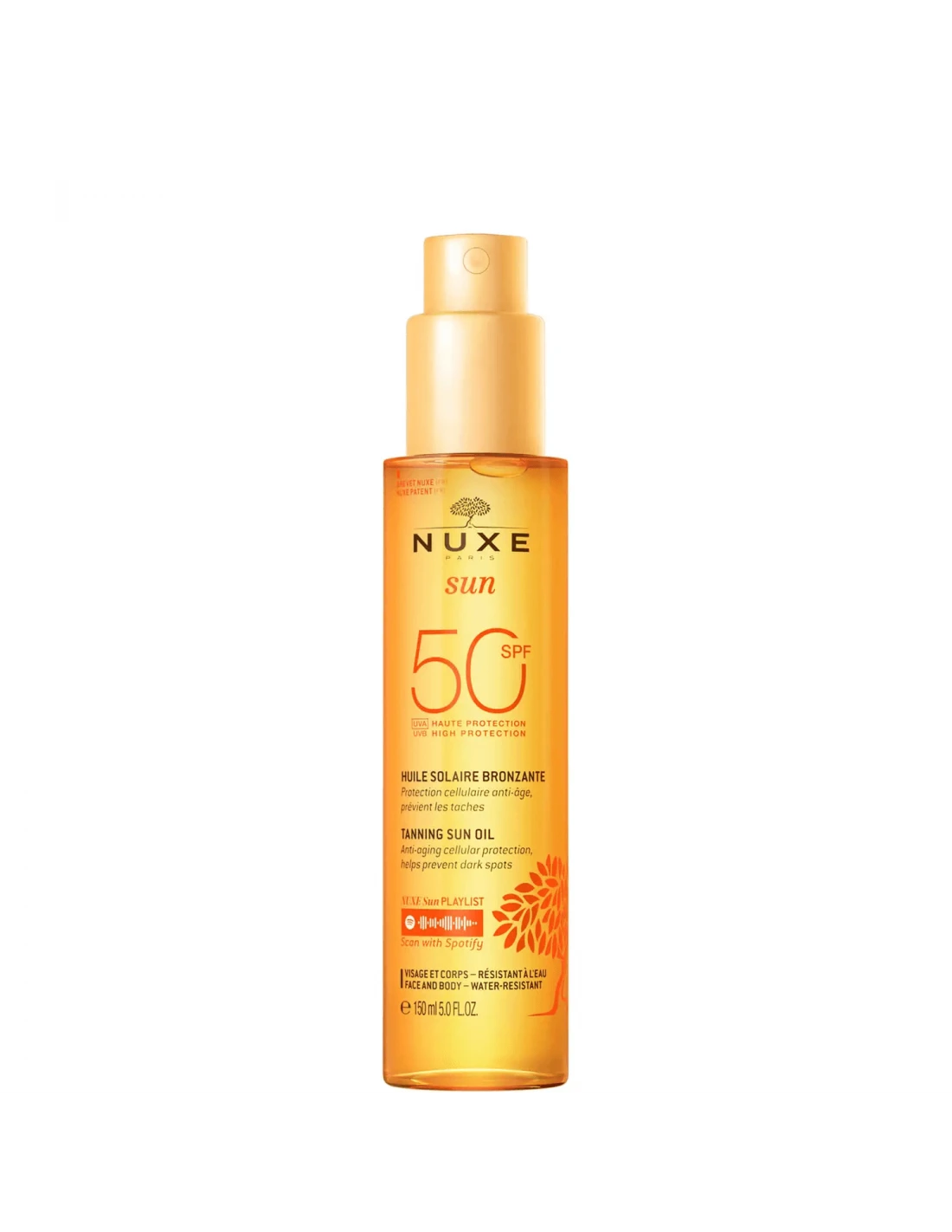 NUXE SUN ACEITE BRONCEADOR SPF50 150ML ** 3 NUXE SUN ACEITE BRONCEADOR SPF50 150ML **