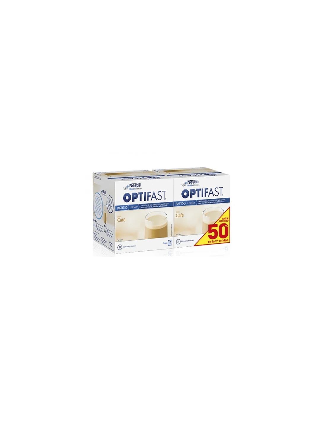 OPTIFAST BATIDO CAFÉ PACK DUPLO 2 X 12 SOBRES 3 OPTIFAST BATIDO CAFÉ PACK DUPLO 2 X 12 SOBRES
