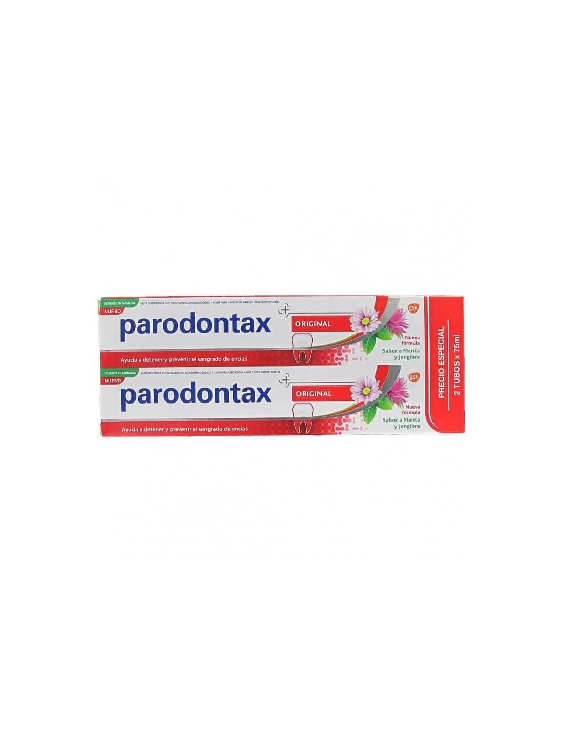 PARODONTAX ORIGINAL 2 X 75 ML 3 PARODONTAX ORIGINAL 2 X 75 ML
